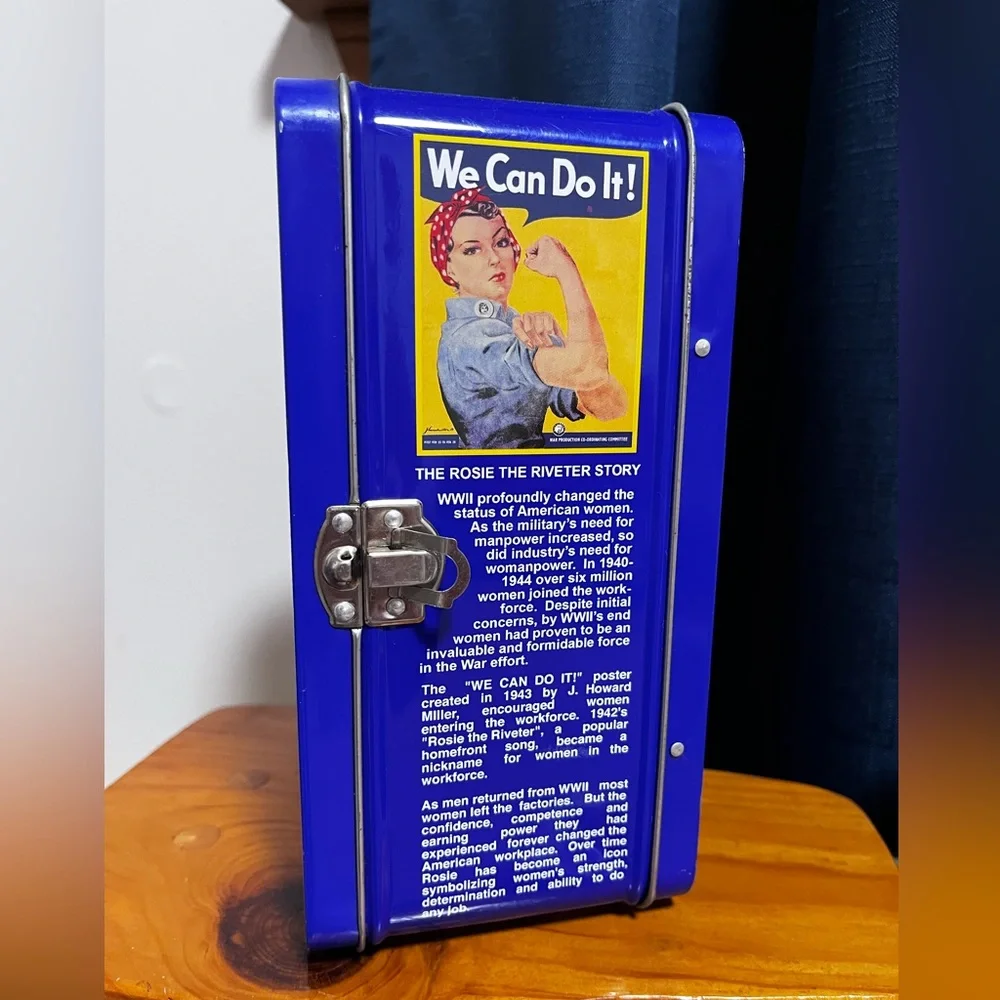 Rosie the Riveter Collectors Tin Lunchbox - Picture 5 of 5